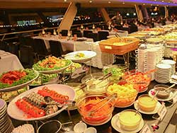 ดินเนอร์-ล่องเรือแม่น้ำเจ้าพระยา-เรือเจ้าพระยาครุยส์-เที่ยวกรุงเทพ-ราคาถูก-17