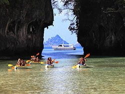 ทัวร์พายเรือแคนู-อ่าวพังงา-เรือคาตามารัน