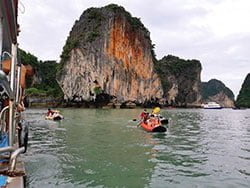 ทัวร์พายเรือแคนู-ลอดถ้ำ-อ่าวพังงา