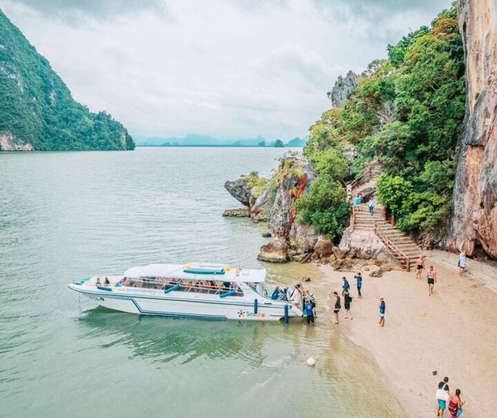 ภูเก็ต-เรือสปีดโบ็ท-อ่าวพังงา-ปันหยี-พายแคนู-James-Bond