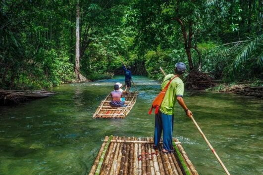 ล่องแพไม้ไผ่-ธรรมชาติ-เขาหลัก-ทัวร์พังงา
