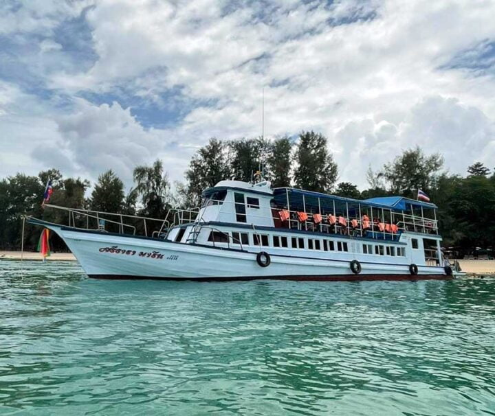 เรือไม้ลำใหญ่-ทัวร์อ่าวพังงา-พายแคนู-เกาะพนัก-เกาะห้อง-เขาตะปู-เกาะนาคา