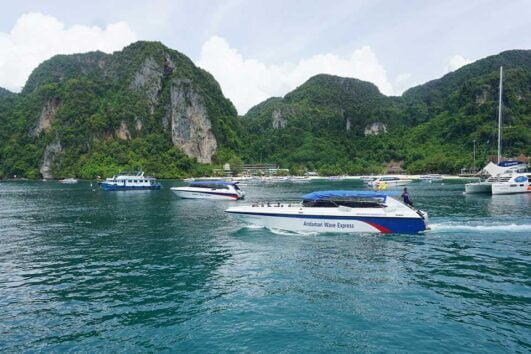 เรือสปีดโบ๊ทข้ามฟาก-คลองจิหลาด-ไปเกาะพีพี