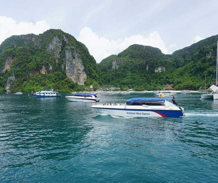 เรือสปีดโบ๊ทข้ามฟาก-คลองจิหลาด-ไปเกาะพีพี