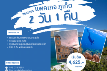 PD21005 แพคเกจ ภูเก็ต 2 วัน 1 คืน