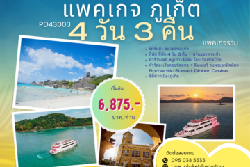 PD43003 แพคเกจ ภูเก็ต 4 วัน 3 คืน