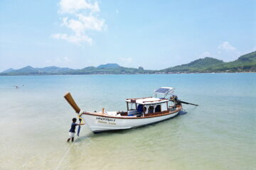 เกาะยาวใหญ่-เช่าเรือหางยาวหัวโทง-เรือไม้หรู-เรือหางยาวมีพร็อพ