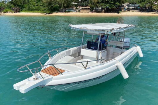 กระบี่ ทัวร์ตกปลา เช่าเหมาลำเรือสปีดโบ๊ท เต็มวัน