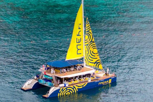 กระบี่ ทัวร์ 4 เกาะซันเซ็ท โดยเรือใบคาตามารัน Meka Catamaran