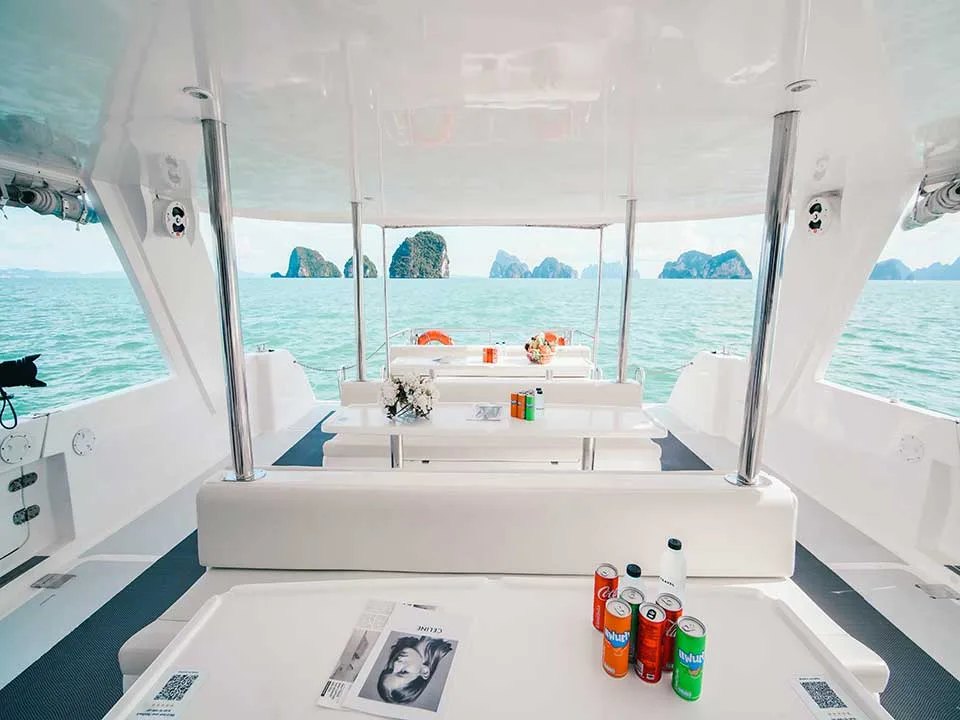 ภูเก็ต-ทัวร์อ่าวพังงา-พายแคนู-ซันเซ็ท-เกาะไม้ท่อน-Yacht-Catamaran-11